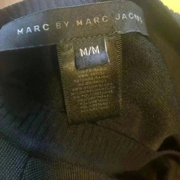 Marc Jacobs Black Pleated Shift Dress Womens Size Medium.     #300 - Picture 9 of 12